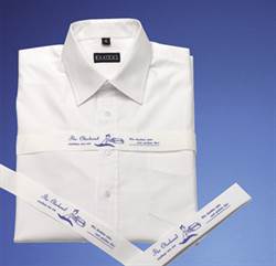 Skjortebånd med illustrerende skjorte